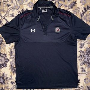 South Carolina Under Armour heat gear polo, Embroidered logos, great condition.